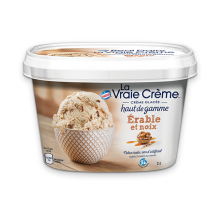REAL DAIRY Crème glacée à l'érable et aux noix, 1,5 litre.