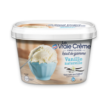 REAL DAIRY, crème glacée à la vanille naturelle de première qualité, 1,5 litre.