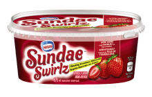Crème glacée SUNDAE Shocking Strawberry Shortcake, 875 ml.