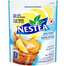 NESTEA Mélange de poudre de thé glacé au citron, moins de sucre 715 grammes