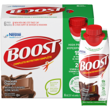BOOST High Protein - Chocolat, 6 x 237 ml.