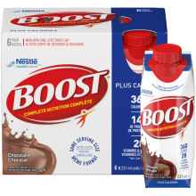 BOOST Plus Calories - Chocolate, 6 x 237 ml