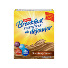 Mélange pour boisson au chocolat en poudre Carnation Breakfast Essentials, 400 grammes.