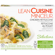 CUISINE LEAN, Fettuccine au poulet grillé, 237 grammes.