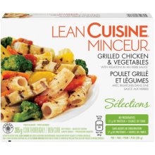 LEAN CUISINE Poulet grillé et légumes, 285 grammes.