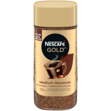 Café instantané NESCAFE Gold, 100 grammes.