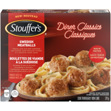 Boulettes de viande suédoises STOUFFERS Diner Classics, 270 grammes.