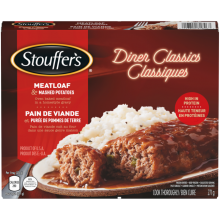 STOUFFERS, Pain de viande et purée de pommes de terre dans une sauce maison, 271 grammes.