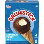 Simply Dipped Vanilla Cones 4 x 135 ml