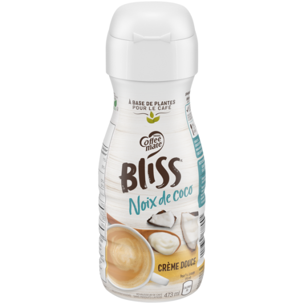 Title text placeholder COFFEE-MATE BLISS Crème sucrée à la noix de coco, 473 ml