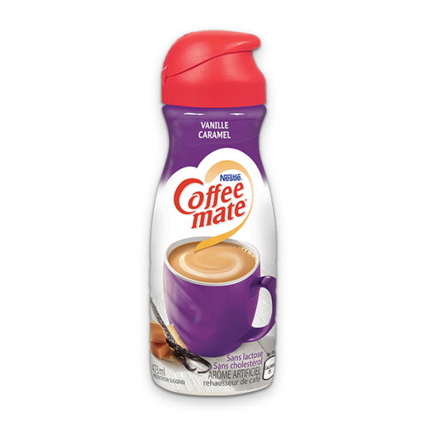Title text placeholder COFFEE-MATE Caramel Vanille, 473 ml.
