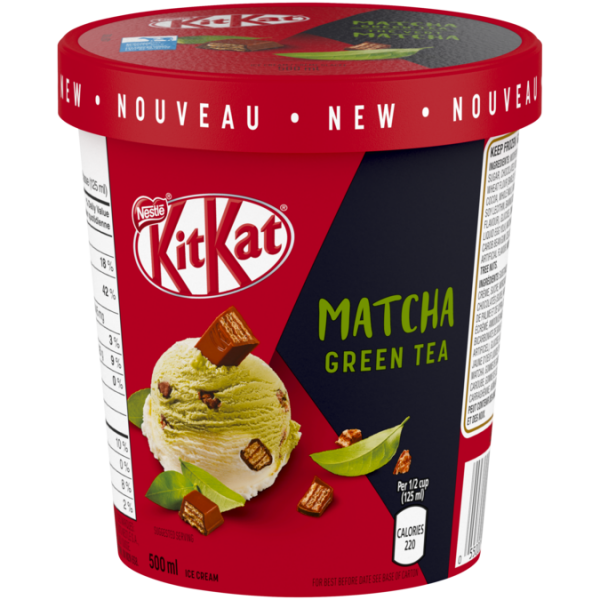 Title text placeholder KITKAT Matcha Green Tea Ice Cream, 500 ml.