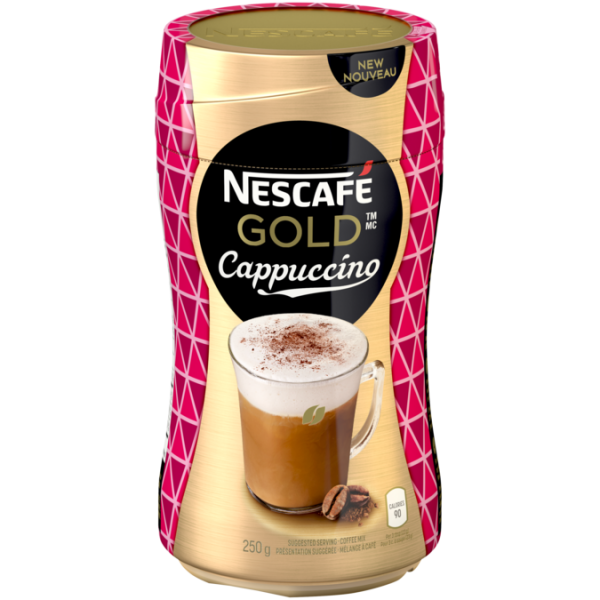 Title text placeholder Café NESCAFE Gold Cappuccino, 250 grammes.