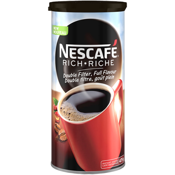Title text placeholder NESCAFE Rich Instant Coffee, 475 grams.