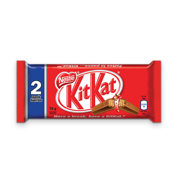 Title text placeholder KIT KAT Chocolate Bar, 73 grams.
