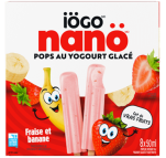 IOGO Nano Fraise et banane Pops
