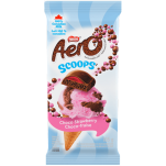 Aero chocolate bar scoops
