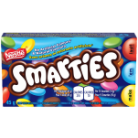 Chocolat au lait enrobé de bonbons SMARTIES. 45 grammes.
