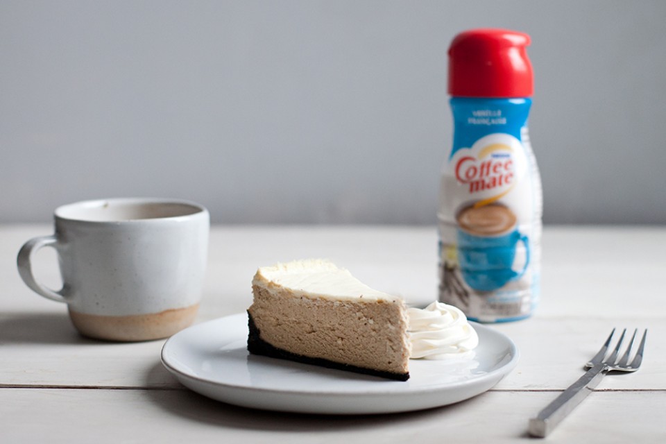 Recette de gâteau au fromage cappuccino à base de café à la vanille française