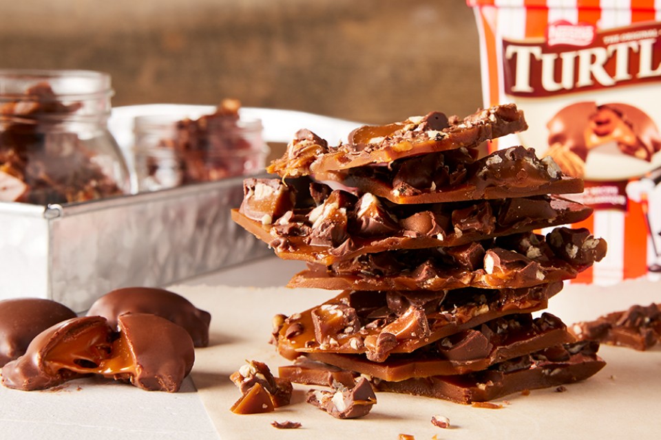 TURTLES Maple and Chocolate Bark Recipe. A delicious new take on one of Canada’s favourite treats.