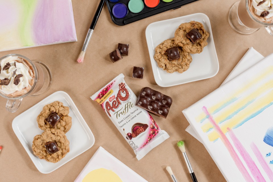 AERO Truffle Oatmeal Thumbprint Cookies Recipe