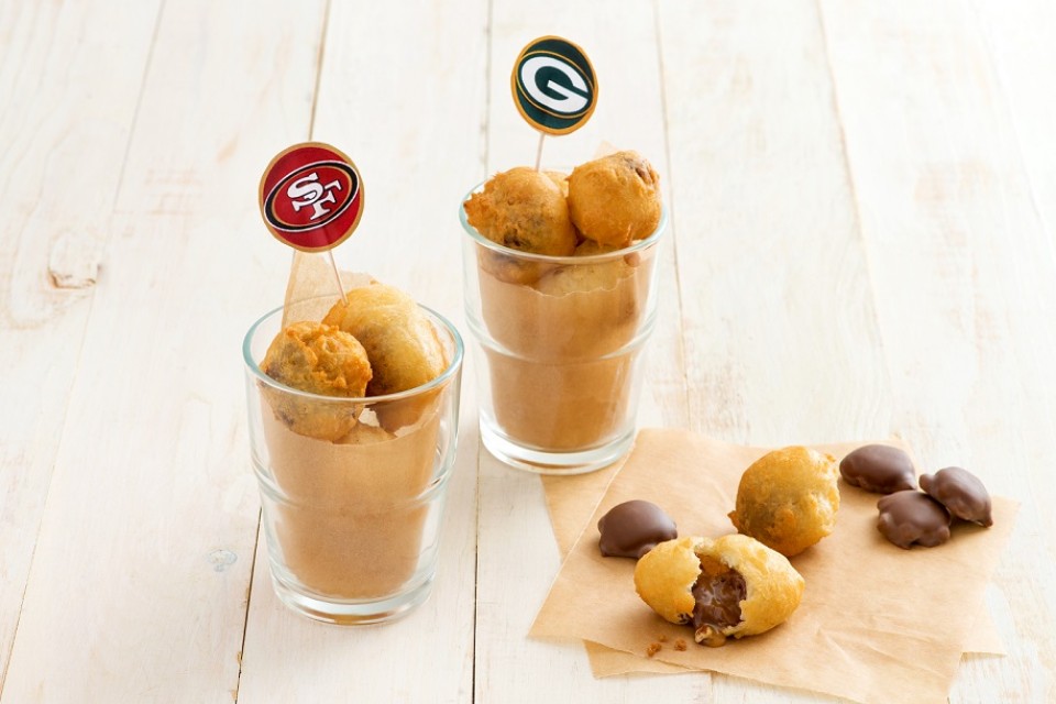 TURTLES Fritters Recipe. Perfect for football gameday snacks.