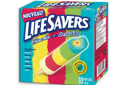 LIFESAVERS Sweet Meets Sour Pops, portions de 10 x 65 ml.