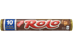 ROLO Jumbo, 10 morceaux de chocolat lisse et caramel à partager, 90 grammes.