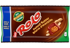 Lot de 68 grammes de beurre d'arachide au chocolat ROLO.